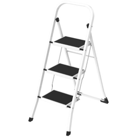 SONECOL taburete metalico 3p. el-03 , Escalera multifunción EL03 Sonecol Escalera multifunción de 3 peldaños Peldaños antideslizantes Fabricada en acero Altura: 117
