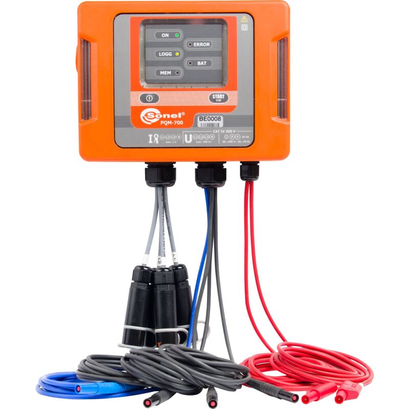 Sonel - PQM-700 Analyseur de réseau monophasé, triphasé avec fonction enregistreur W540471