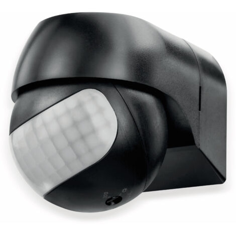 SONERO Bewegungsmelder X-IMS081, 180°, IP44, schwenkbar, schwarz