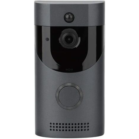 Sonette sans Fil Exterieure, Carillon sans Fil Visiophone Caméra avec Conversation, Détection Humaine PIR，Interphone vidéo sans fil sonnette téléphone portable vidéo à distance
