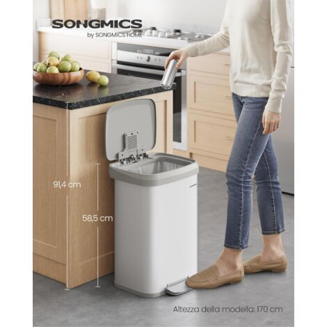 Contenitore Con Coperchio Grande 2 L Square - OMADA - Foto 4