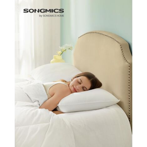 Set 2 Cuscini Songmics 70x50 Cm - Imbottitura Morbida, Lavabili, Per Tutte Le Posizioni - Foto 8