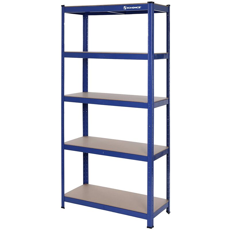 

Songmics - Estantería metálica para almacenar de pie 5 estantes 875kg, 180 x 90 x 40cm, GLR40Q - Azul