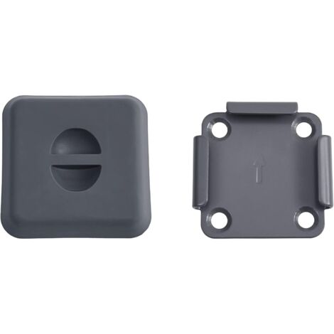 Songmics – Socle de fixation de store 115 x 115 x 15 mm – Fer traité électrostatique – Installation facile sur sol dur – GSA004