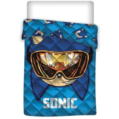 Sonic Tagesdecke 200x140 cm – Weiche Kinderdecke für Bett und Sofa