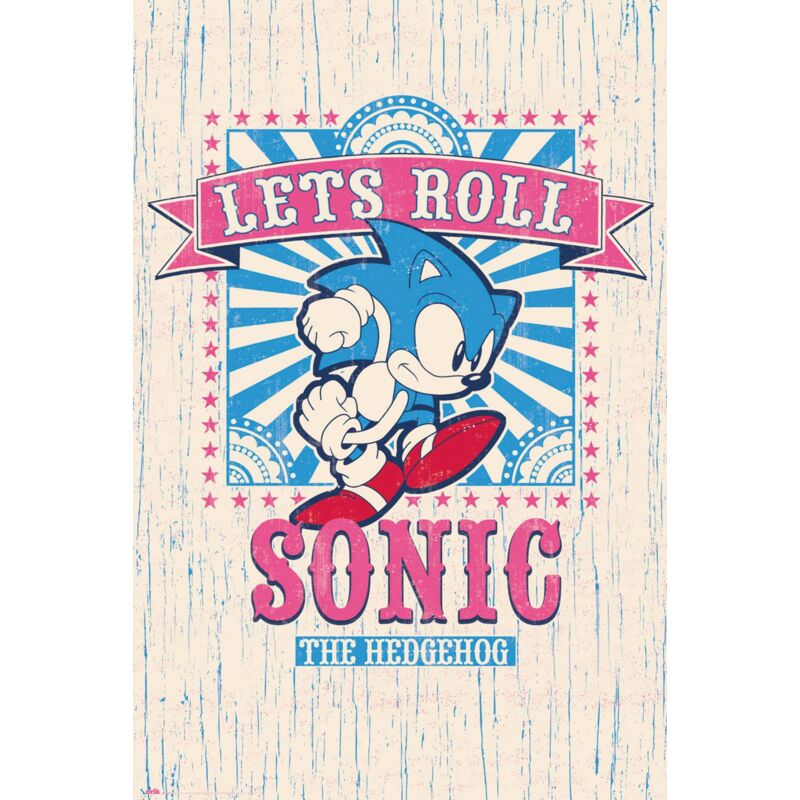 Grupo Erik Poster Sonic Let's Roll