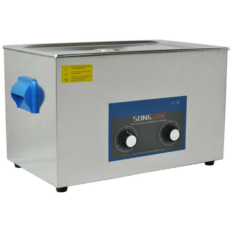 SonicClean Nettoyeur à Ultrasons professionnel 20L 480W Acier Inoxydable avec 500W puissance de chauffe