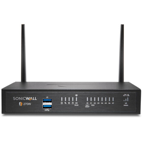 sonicwall TZ270W cortafuegos hardware de alto rendimiento 2000 Mbit/s