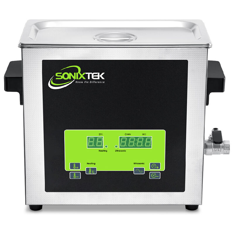 Image of Sonixtek - Digitale Pulitore ad ultrasuoni 6L Pulizia professionale ad ultrasuoni 180W per gioielli, occhiali, orologi, monete, dentiere e strumenti