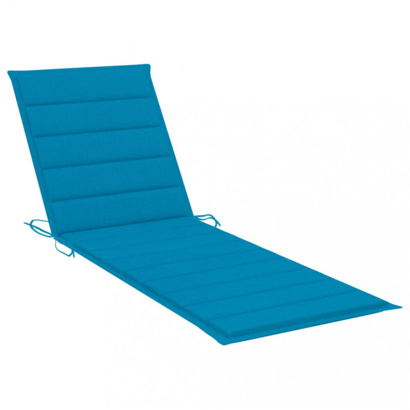 Sonnenliegen-auflage Blau 200x60x3 Cm Oxford-gewebe Vidaxl