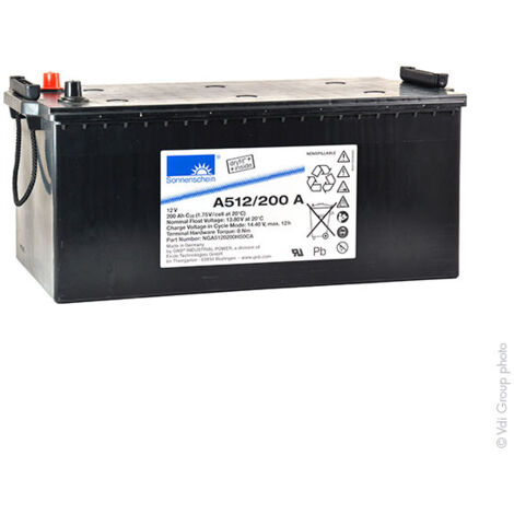 Sonnenschein A500 - Batterie plomb etanche gel A512/200A 12V 200Ah Auto