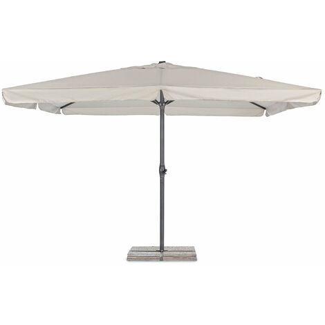 Sonnenschirm "Alghero" mit zentrale Stange für Garten Bars und Restaurants 4 x 4 m -Anthrazit