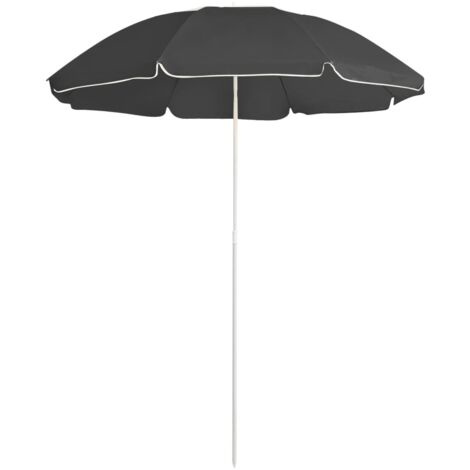 Sonnenschirm mit Stahlmast Anthrazit 180 cm vidaXL
