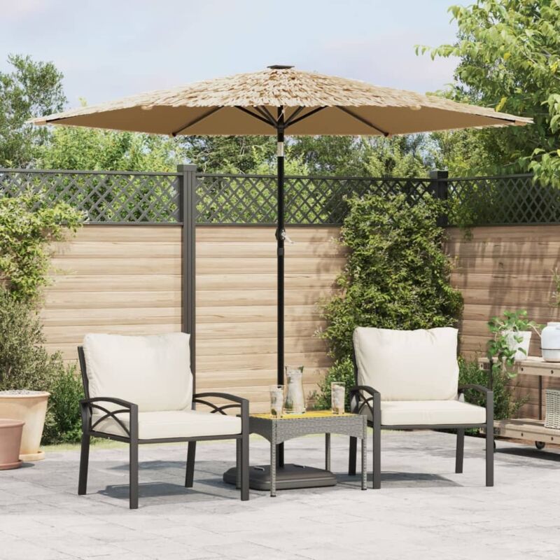 Sonnenschirm Mit Stahlmast Braun 268x268x226 Cm - Vidaxl