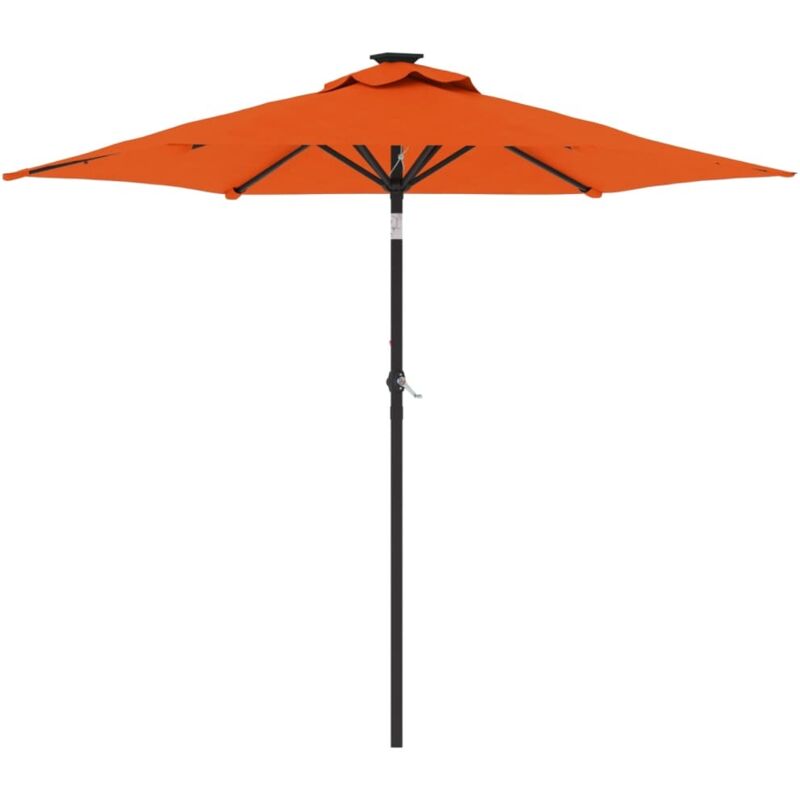 Sonnenschirm Mit Stahlmast Terracotta 225x225x212 Cm Vidaxl