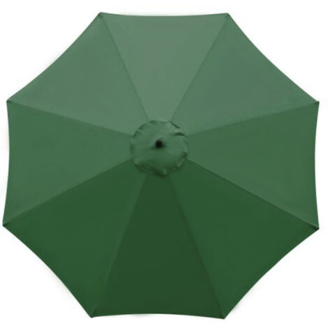 Sonnenschirm-Wechselgehäuse, 8 Schirme, 3 m, undurchlässig, UV-beständig, Wechseltuch, vertikal