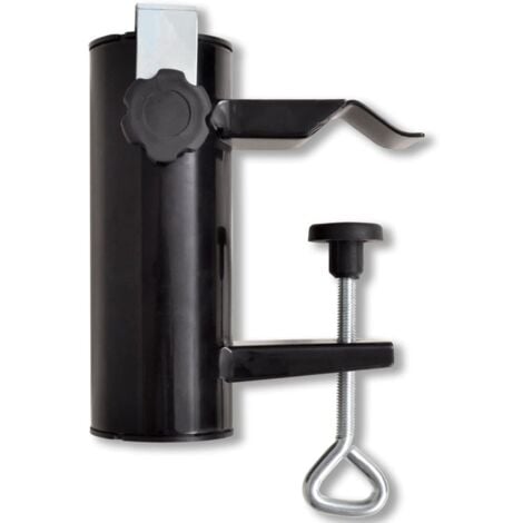Sonnenschirmhalter Stahl Schwarz