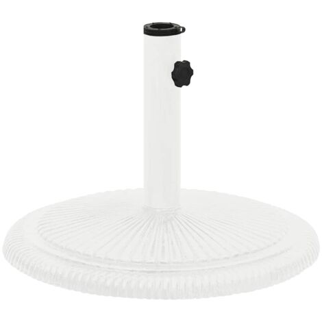 Gardenised Gusseisen-Schirmständer – Rund, Bronzefarben, 9 Kg, 43,8 Cm Durchmesser, Für Terrasse & Balkon