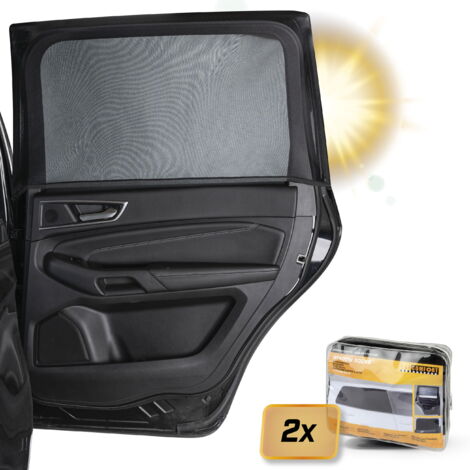 Sonnenschutz Window Sock, 2er Set Sonnenblenden-Seitenscheibe, Auto-Sonnenschutz schwarz