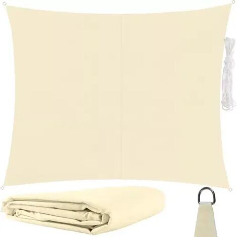 Sonnensegel 3x2m - beige Gardlov 23163