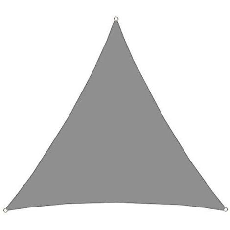 Sonnensegel – 4 x 4 x 4 Polyester-Dreieck-Sonnenschutz – wasserabweisendes Segeltuch