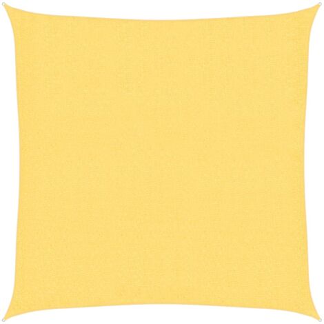 Sonnensegel HDPE Quadratisch 3,6x3,6 m Beige