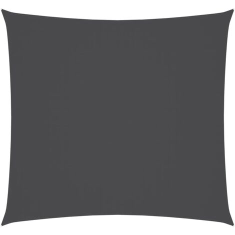 Sonnensegel Oxford-Gewebe Quadratisch 4x4 m Anthrazit vidaXL36379