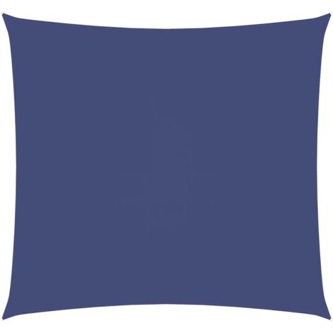 Sonnensegel Oxford-Gewebe Quadratisch 7x7 m Blau vidaXL930113