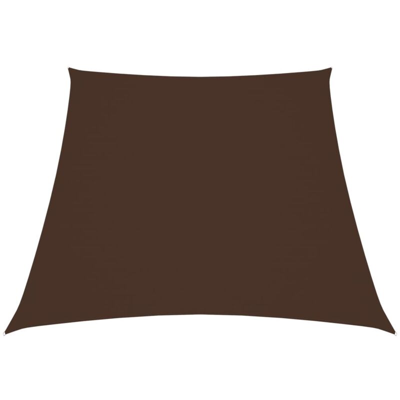 Sonnensegel Oxford-gewebe Trapezförmig 2/4x3 M Braun Vidaxl
