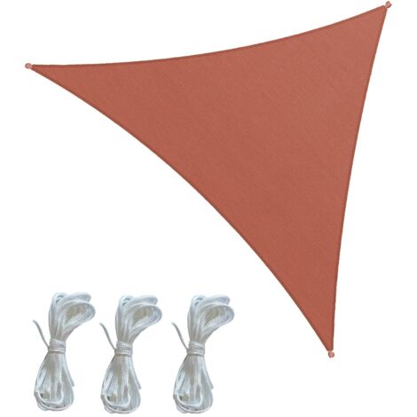 Sonnensegel Rebecca Mobili Euclea 300x300x300 Polyester Wasserdicht Stahl Rot