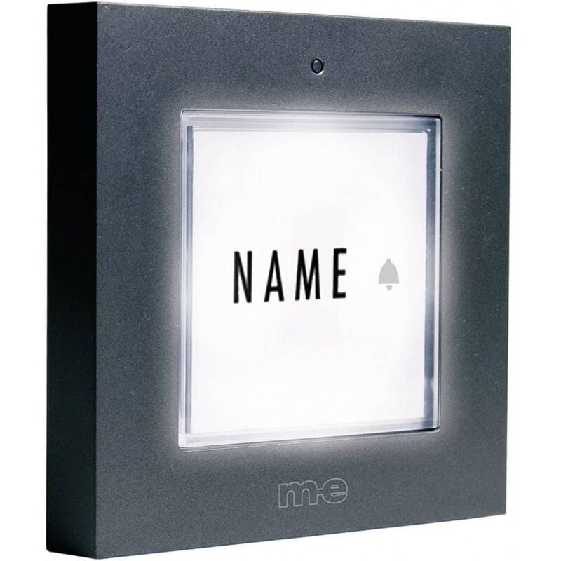 M-e Modern-electronics - Plaque de sonnette simple KTB-1 a anthracite 12 V/1 a