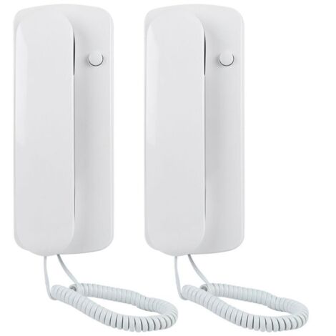 Sonnette audio interphone bidirectionnelle filaire pour villas, maisons et bureaux (interphone non vidéo)