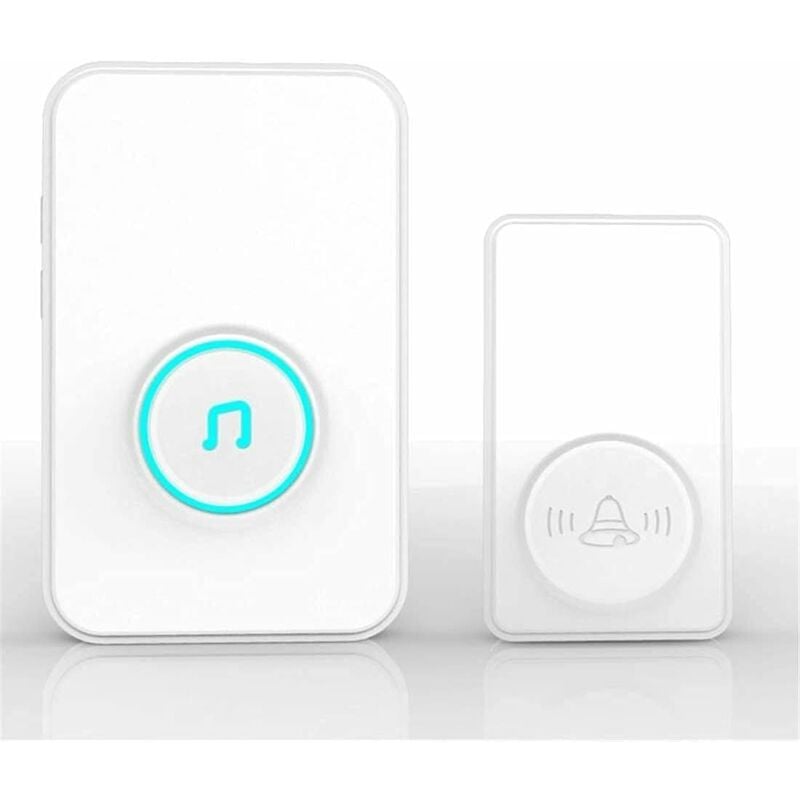 Sonnette auto-alimentée sans fil, pas de batterie requise une sonnette auto-génératrice