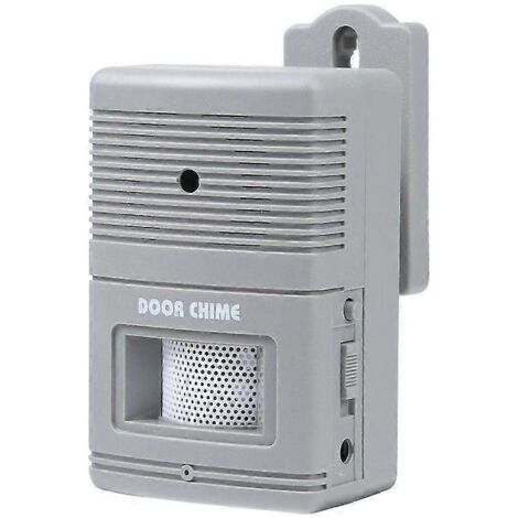 Sonnette de porte d'alarme sans fil 300D pour visiteurs (Gris)