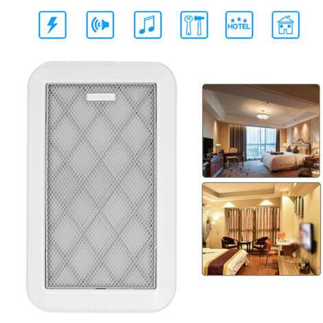 Sonnette de Porte Électrique 220V avec Système de Contrôle d'Accès pour Maison, Bureau ou Hôtel