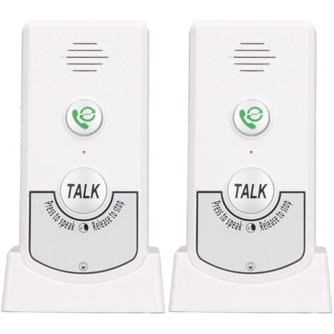 Sonnette de porte sans fil intelligente pour personnes âgées et soignants, interphone vocal avec double communication