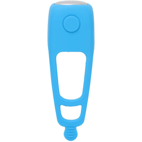 Sonnette de vélo électrique puissante pour VTT et cyclisme, avertisseur sonore avec klaxon (bleu)