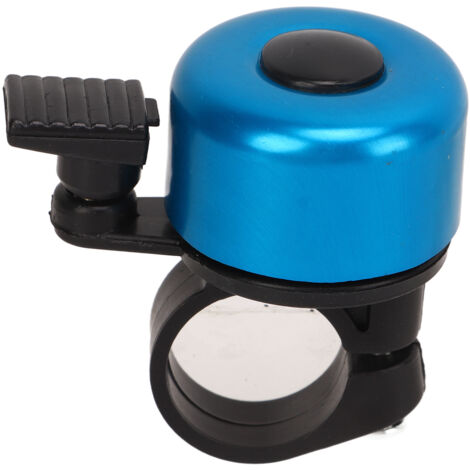Sonnette de vélo métallique, sonnette d'avertissement de sécurité pour guidon, mini corne de vélo, alarme bleue pour poignée de vélo