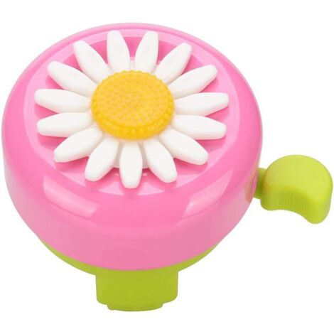 Sonnette de vélo pour enfants, sonnette de vélo pour filles (rose)
