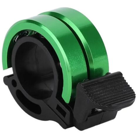 Sonnette de VTT Super Ring universelle invisible noire, accessoires technologiques verts