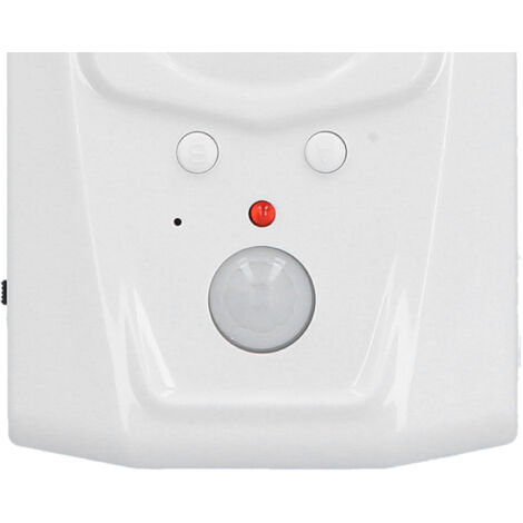 Sonnette d'entrée avec détecteur de mouvement infrarouge, alarme et message d'accueil pour boutique ou domicile – ABS, 2 modes A/B, puissance 1W, volume ajustable, alimentation USB/piles (non incluses