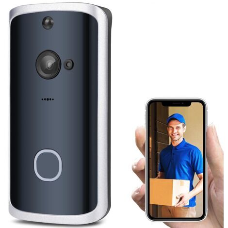 Sonnette intelligente caméra Wifi appel sans fil interphone vidéo-oeil appartements porte sonnette anneau pour téléphone caméras à domicile