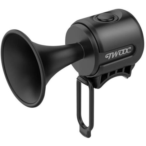 Sonnette - klaxon vélo,Klaxon Puissant pour Vélo Électrique,Sonnette de Cycle avec Son d\'Avertissement et Batterie- Black[A2180]