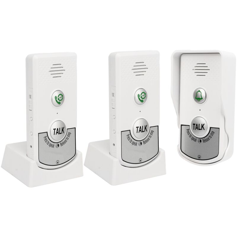 Gotrays - Sonnette Sans Fil, 1000 Mètres Sonnette de Porte Étanche Carillon Electronique, Sonnette D'interphone Sans Fil,Carillons électroniques