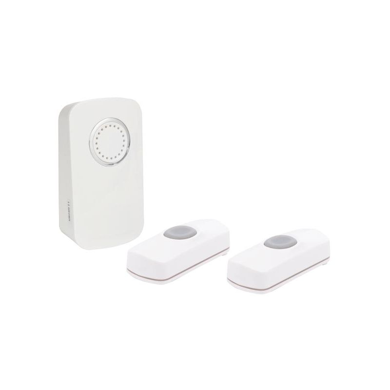 Markenartikel - sonnette sans fil à piles - 2 boutons velleman edmtw