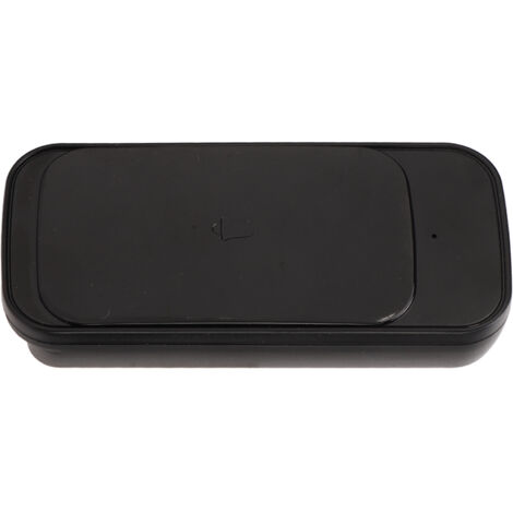 Sonnette sans fil avec bouton tactile, 38 mélodies, volume réglable, portée étendue, étanche IP44, pour maison et hôtel, prise européenne.