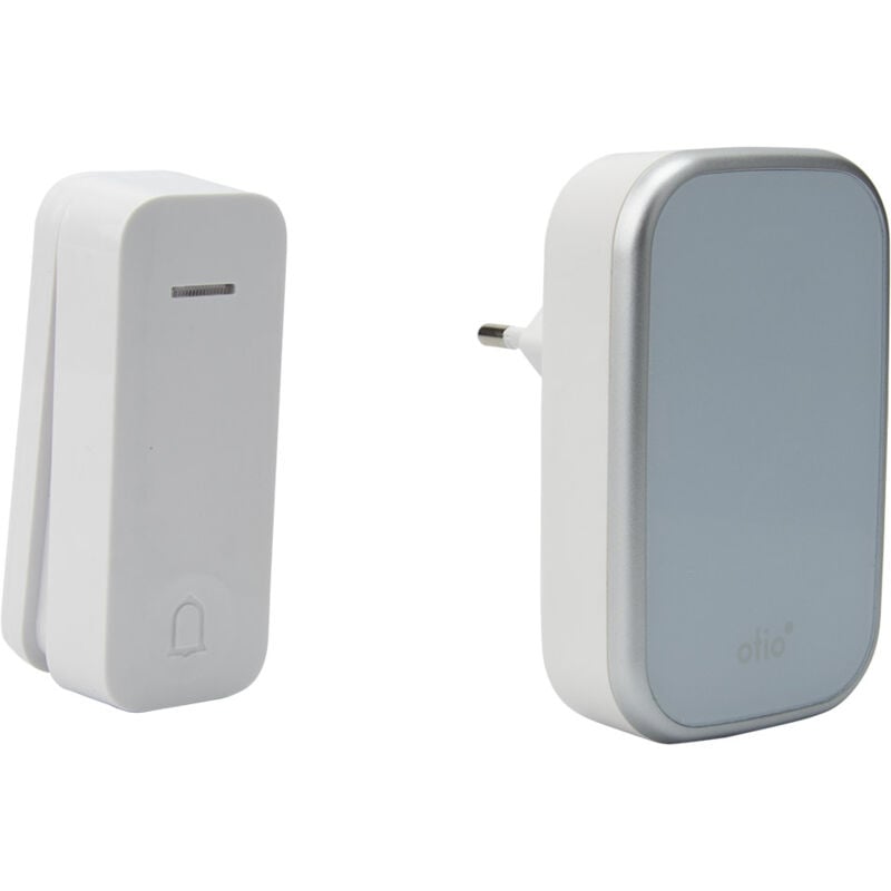 Sonnette sans fil / bouton poussoir à brancher - 100m - 32 mélodies - Otio