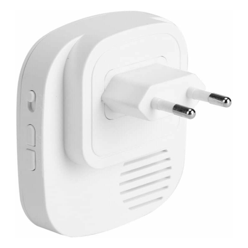 Sonnette Sans Fil Detecteur de Mouvement Carillon De Porte Eléctrique 36 Mélodies Alarme De Sécurité avec Emetteur et Récepteur pour Maison Bureau