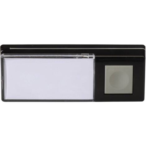 Sonnette sans fil Emetteur Heidemann 70883 HX - noir