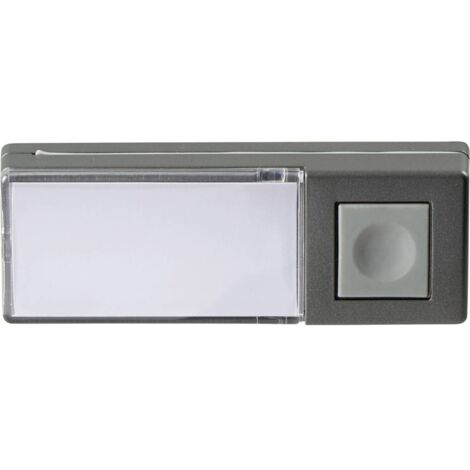 Sonnette sans fil Emetteur Heidemann 70885 - anthracite